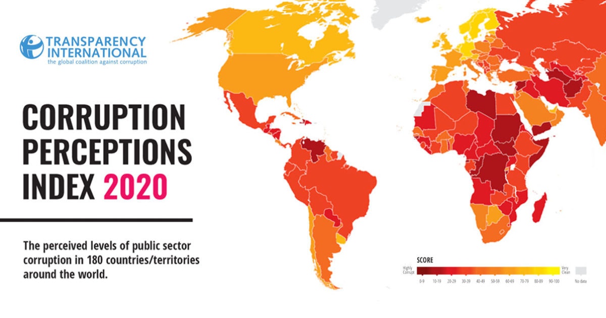 Argentina peor en el ranking de corrupción