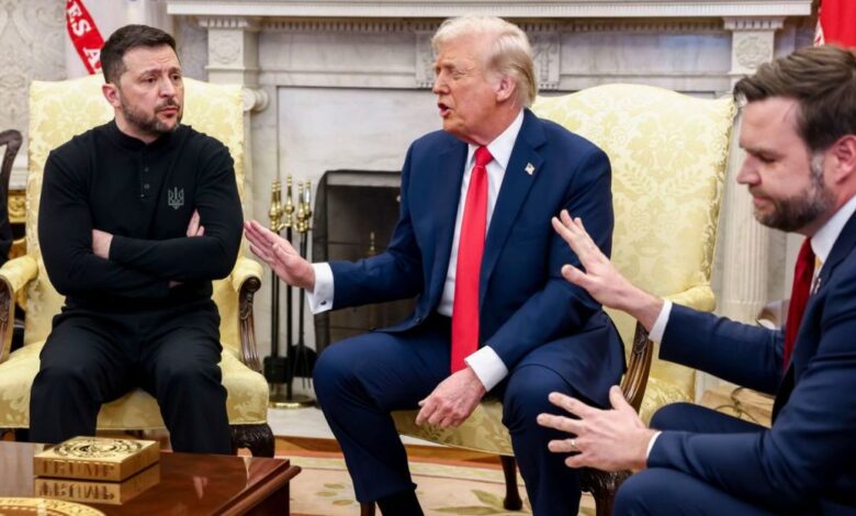 wall street cierra la semana con volatilidad tras reunión tensa entre trump y zelensky