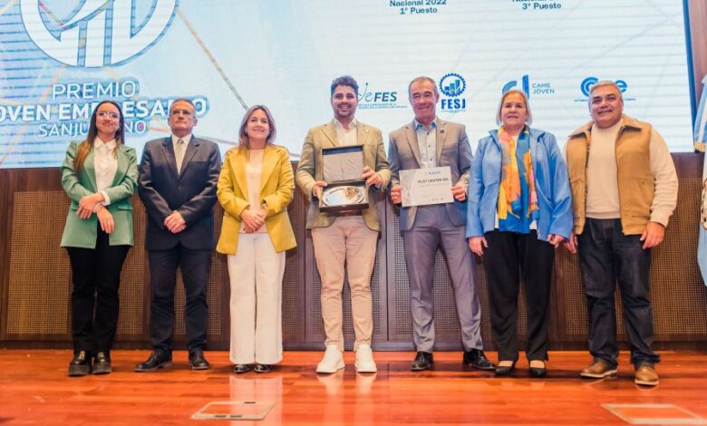 reconocimiento al talento joven se entregó el premio joven empresario sanjuanino 2025