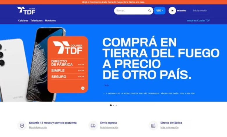 arrancó la venta directa de celulares y televisores vía courier desde tierra del fuego cuánto cuestan y cómo acceder