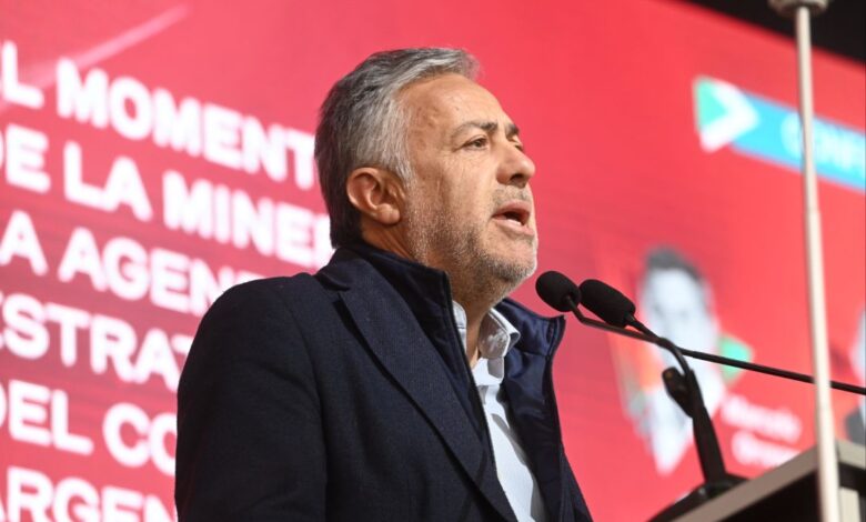 en san juan, cornejo aseguró que la minería es clave para encender el nuevo motor del desarrollo argentino