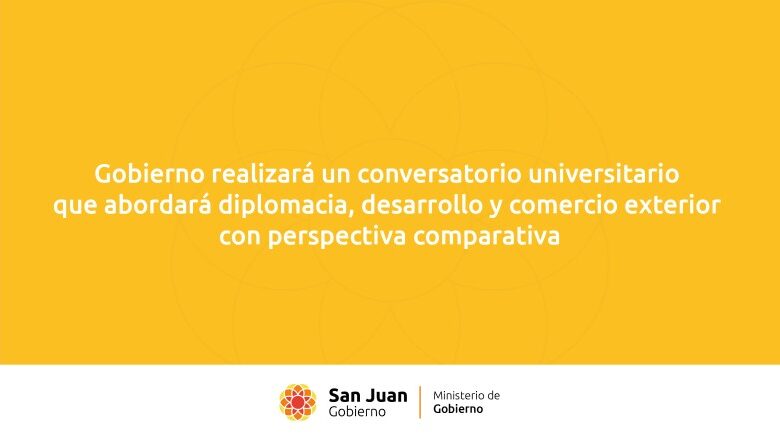 especialistas debatirán sobre diplomacia, desarrollo y datos de san juan