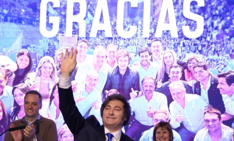 la bolsa argentina se dispara tras la victoria electoral de milei