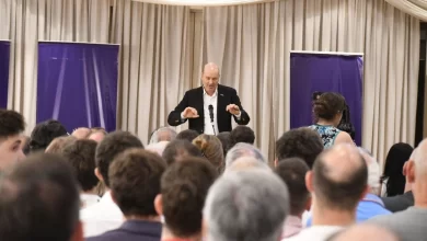 sturzenegger llegó a san juan para una charla y apoyar a los candidatos