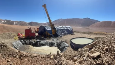 comienzan a perforar en un proyecto de cobre vecino de filo del sol en san juan