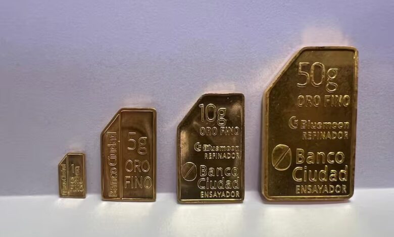 metales preciosos oro se desploma por recogida de beneficios de inversores tras tocar pico