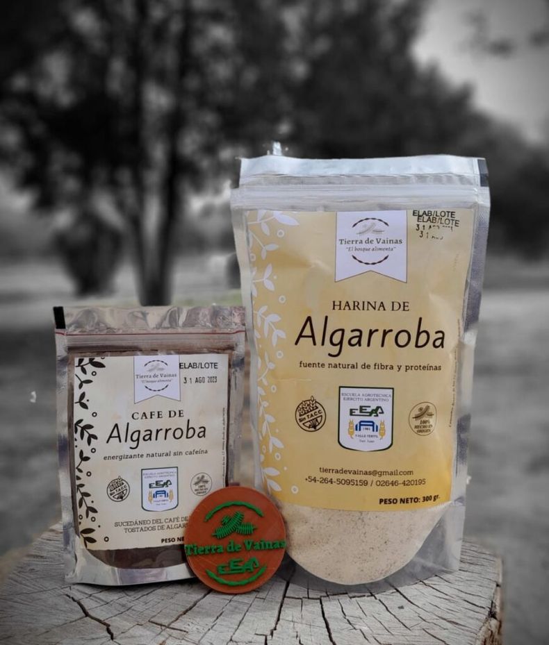 Tierra de Vainas, la marca elegida por alumnos y docentes de la Escuela Ejercito Argentino de Valle Fértil