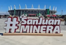 el comercio sanjuanino, ultra entusiasmado con el resultado de la expo minera una cámara pidió una fiesta nacional de la minería
