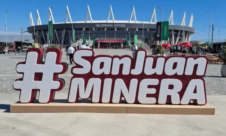 el comercio sanjuanino, ultra entusiasmado con el resultado de la expo minera una cámara pidió una fiesta nacional de la minería
