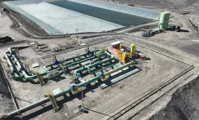 hito de techint en chile el agua de mar desalinizada ya llegó a la mina radomiro tomic a más de 3.000 metros de altura